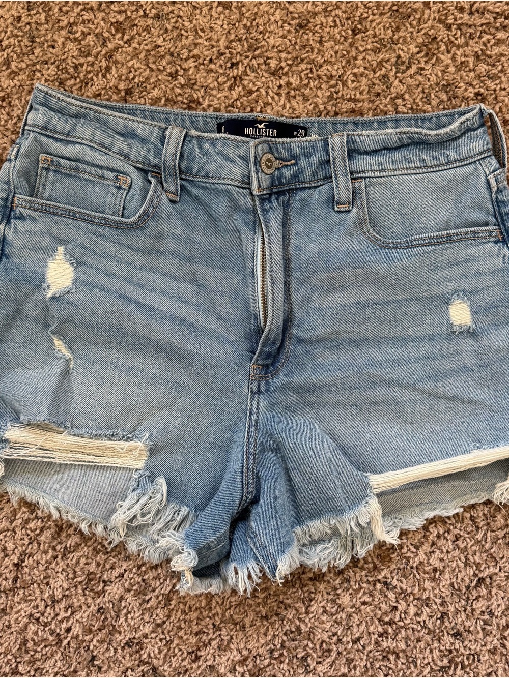 Hollister High Rise Jean Shorts
